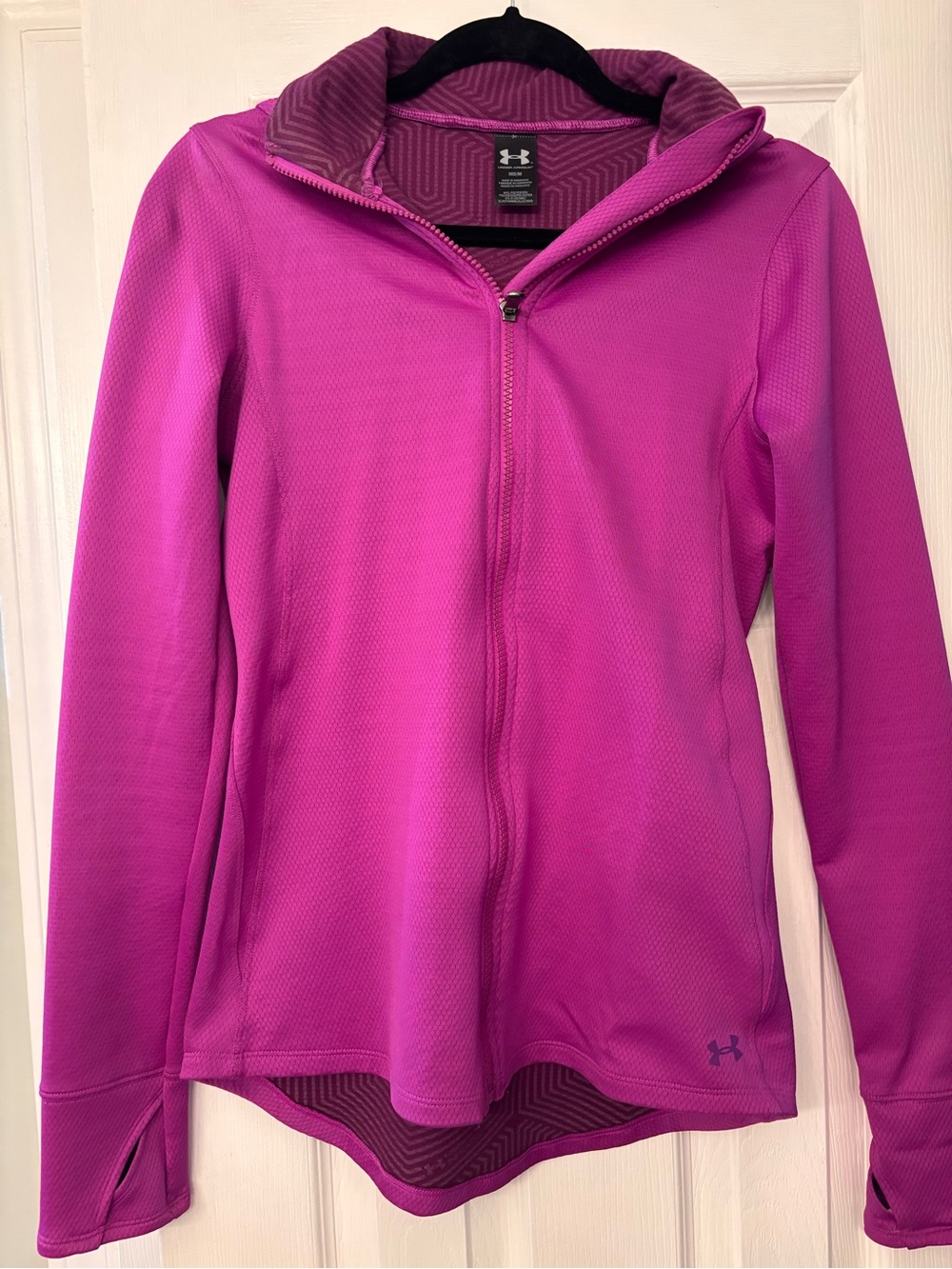 Under Armour Hot pink/purple  Zip-Up Hooded Jacket